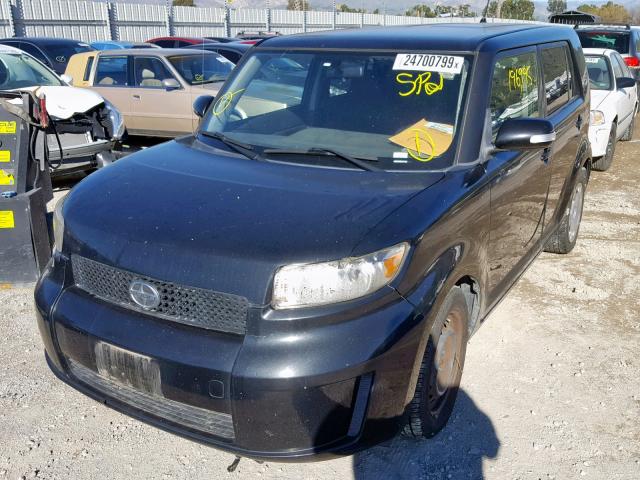 JTLKE50E881043059 - 2008 TOYOTA SCION XB 黑色 照片 2