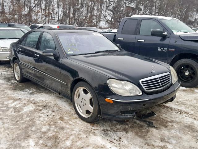 WDBNG70J92A291192 - 2002 MERCEDES-BENZ S 430 BLACK photo 1