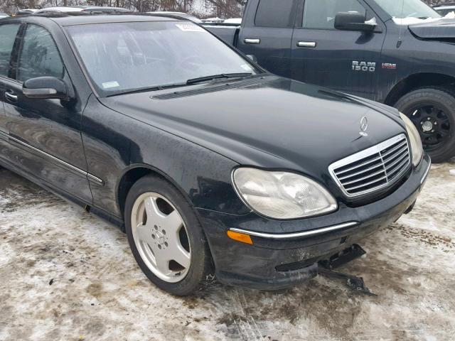 WDBNG70J92A291192 - 2002 MERCEDES-BENZ S 430 BLACK photo 9