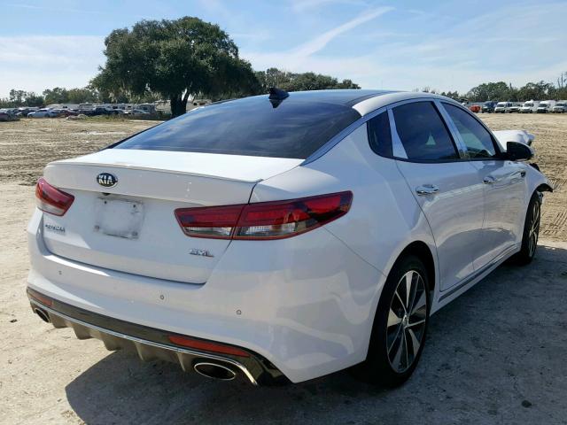 5XXGV4L23GG039033 - 2016 KIA OPTIMA SXL WHITE photo 4