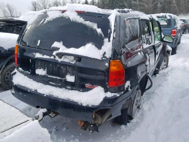 1GKDT13S882135629 - 2008 GMC ENVOY BLACK photo 4