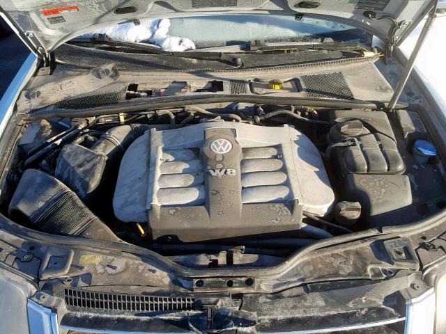 WVWUK63B92P355643 - 2002 VOLKSWAGEN PASSAT W8 SILVER photo 7