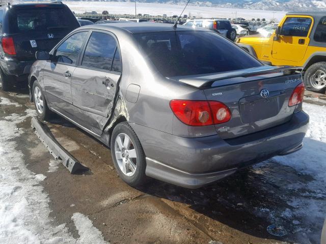 1NXBR30E38Z993165 - 2008 TOYOTA COROLLA CE GRAY photo 3