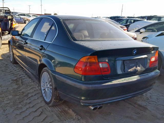 WBAAV534X1JS92525 - 2001 BMW 330 I GREEN photo 3