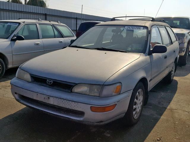 JT2AE09W1P0038479 - 1993 TOYOTA COROLLA BA GRAY photo 2