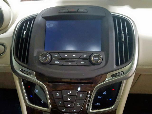 1G4GB5G32GF160678 - 2016 BUICK LACROSSE BLACK photo 9