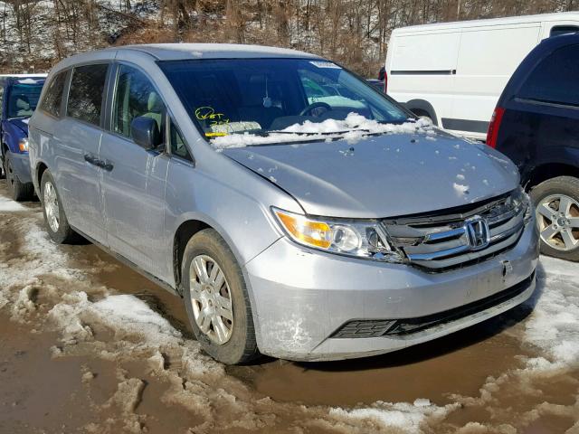 5FNRL5H24CB132749 - 2012 HONDA ODYSSEY LX SILVER photo 1