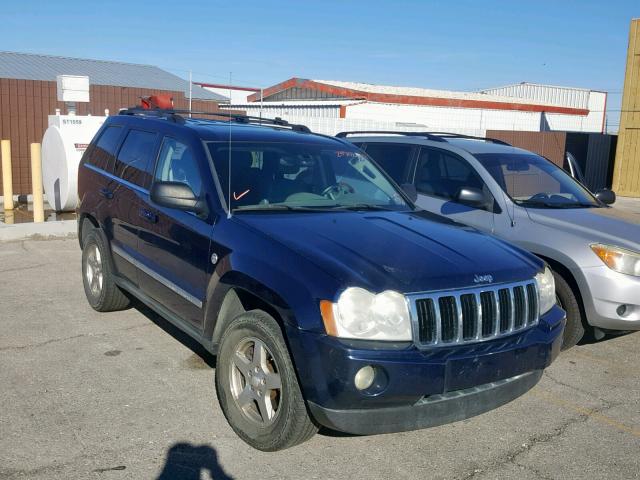 1J8HR58245C614124 - 2005 JEEP GRAND CHER BLUE photo 1