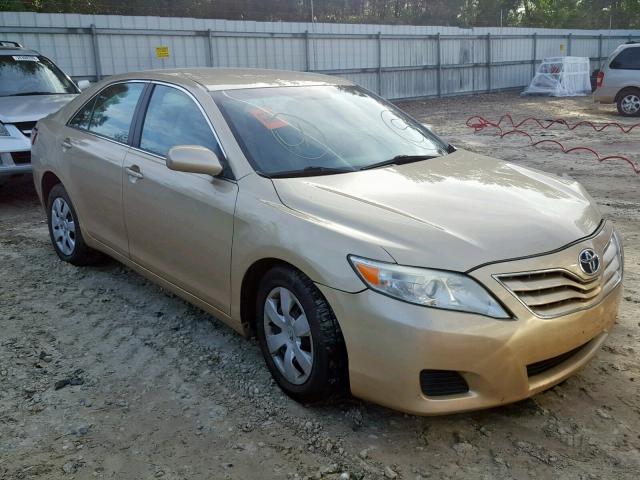 4T1BF3EK9BU587759 - 2011 TOYOTA CAMRY BASE GOLD photo 1