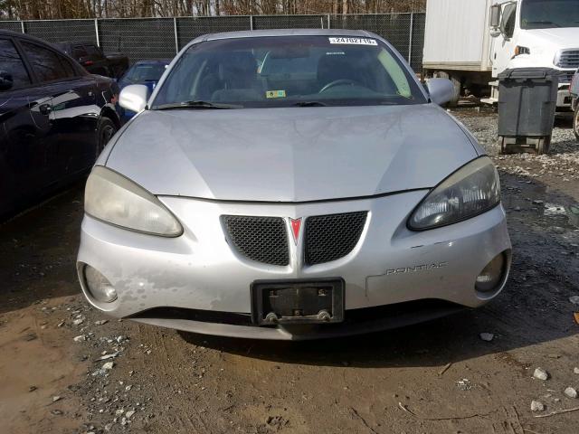 2G2WP522241147663 - 2004 PONTIAC GRAND PRIX SILVER photo 9
