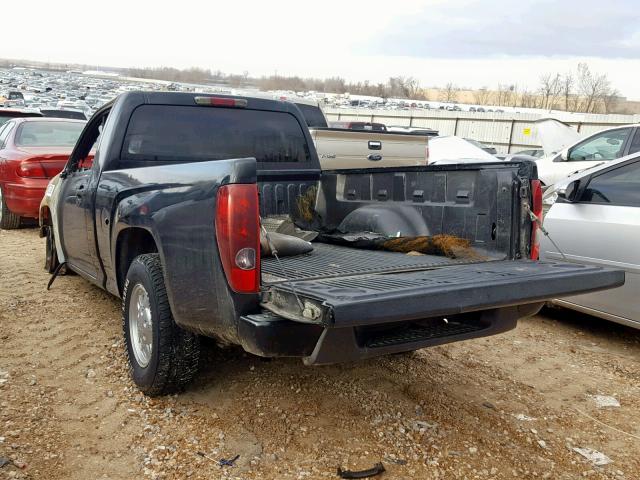 1GCCS249888207762 - 2008 CHEVROLET COLORADO L BLACK photo 3