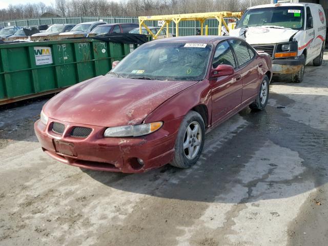 1G2WK52J8YF323314 - 2000 PONTIAC GRAND PRIX 红色 照片 2