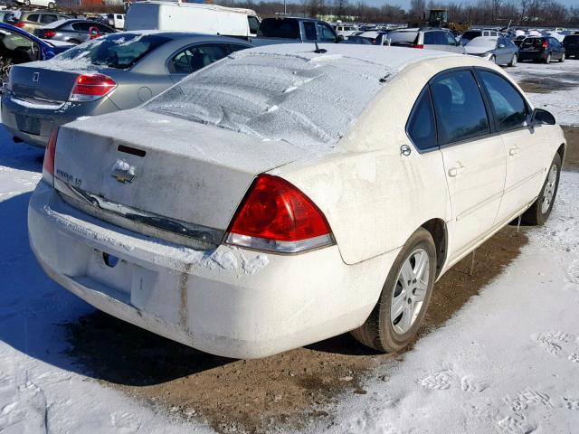 2G1WB58K669384154 - 2006 CHEVROLET IMPALA LS WHITE photo 4