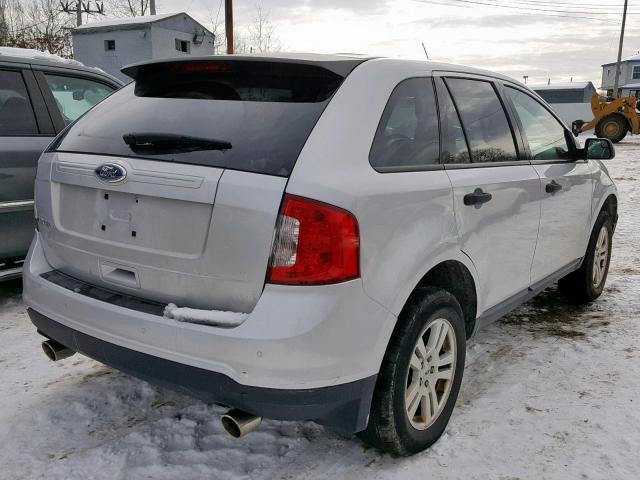 2FMDK3GCXBBB00245 - 2011 FORD EDGE SE SILVER photo 4