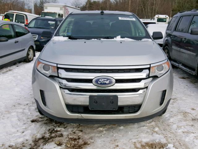 2FMDK3GCXBBB00245 - 2011 FORD EDGE SE SILVER photo 9