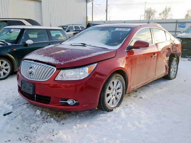 1G4GD5ER2CF247251 - 2012 BUICK LACROSSE P MAROON photo 2