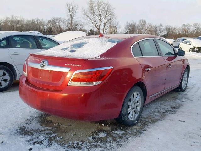 1G4GD5ER2CF247251 - 2012 BUICK LACROSSE P MAROON photo 4