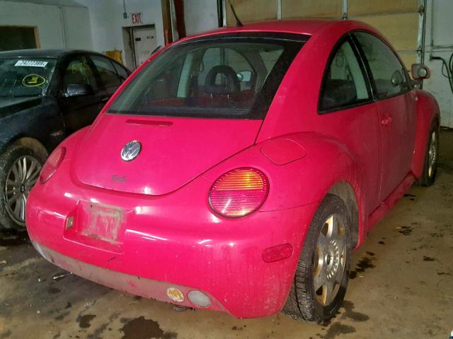 3VWDD21C3YM469065 - 2000 VOLKSWAGEN NEW BEETLE Qırmızı foto 4