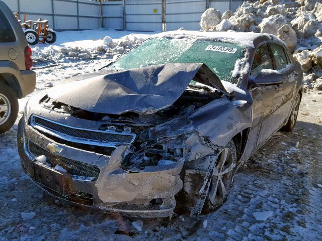 1G1ZC5E19BF252951 - 2011 CHEVROLET MALIBU 1LT ნაცრისფერი ფოტო 2