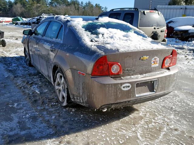 1G1ZC5E19BF252951 - 2011 CHEVROLET MALIBU 1LT ნაცრისფერი ფოტო 3