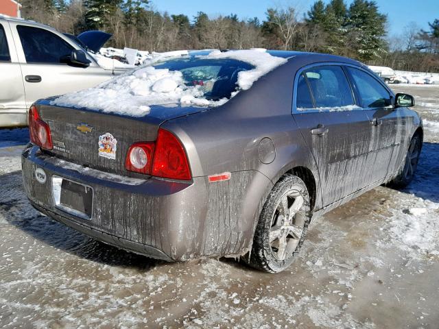 1G1ZC5E19BF252951 - 2011 CHEVROLET MALIBU 1LT ნაცრისფერი ფოტო 4