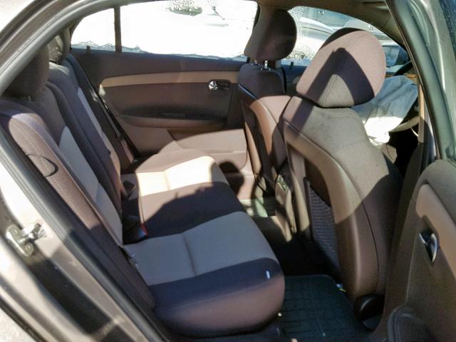 1G1ZC5E19BF252951 - 2011 CHEVROLET MALIBU 1LT ნაცრისფერი ფოტო 6