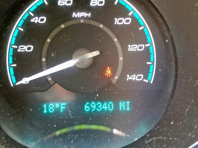 1G1ZC5E19BF252951 - 2011 CHEVROLET MALIBU 1LT ნაცრისფერი ფოტო 8