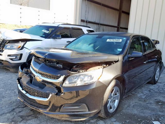 1G11B5SL6FF274739 - 2015 CHEVROLET MALIBU LS BLACK photo 2