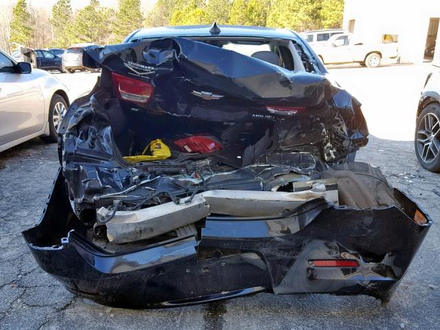 1G11B5SL6FF274739 - 2015 CHEVROLET MALIBU LS BLACK photo 9