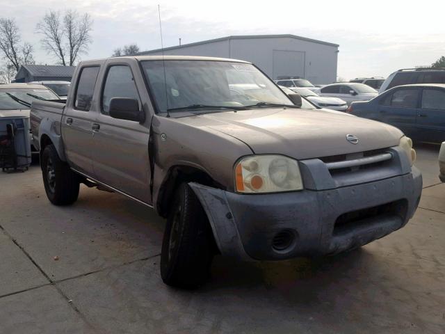 1N6ED27T73C465512 - 2003 NISSAN FRONTIER C GRAY photo 1