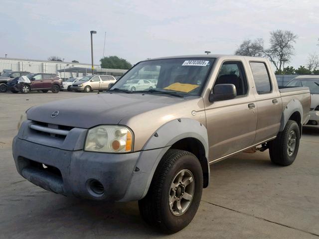 1N6ED27T73C465512 - 2003 NISSAN FRONTIER C GRAY photo 2