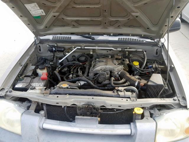 1N6ED27T73C465512 - 2003 NISSAN FRONTIER C GRAY photo 7