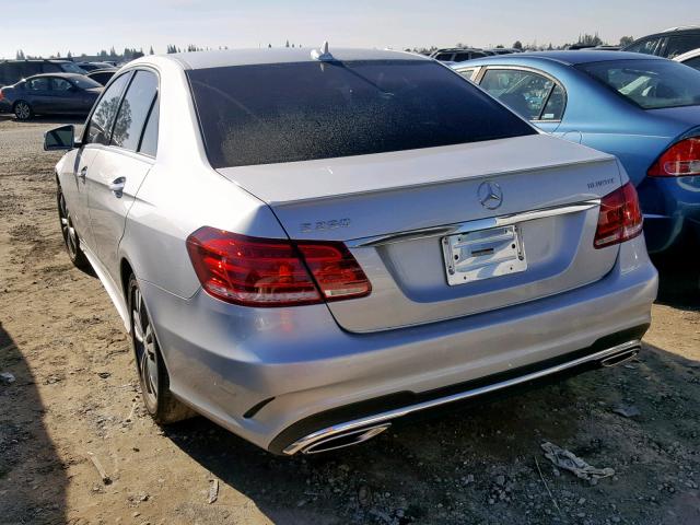 WDDHF0EB4GB188828 - 2016 MERCEDES-BENZ E 250 BLUE SILVER photo 3