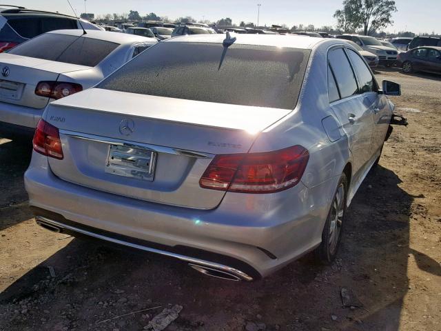 WDDHF0EB4GB188828 - 2016 MERCEDES-BENZ E 250 BLUE SILVER photo 4