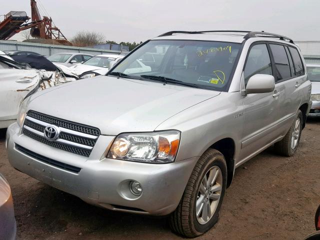 JTEEW21A260009861 - 2006 TOYOTA HIGHLANDER SILVER photo 2