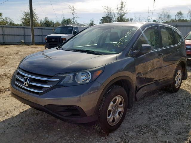 3CZRM3H30DG707705 - 2013 HONDA CR-V LX GRAY photo 2