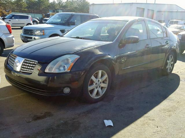 1N4BA41E04C929526 - 2004 NISSAN MAXIMA SE BLACK photo 2