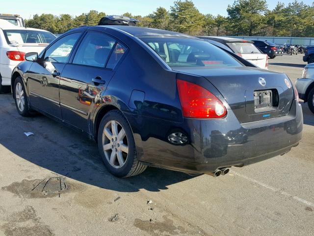 1N4BA41E04C929526 - 2004 NISSAN MAXIMA SE BLACK photo 3