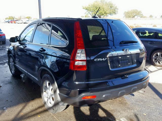 5J6RE387X9L004932 - 2009 HONDA CR-V EXL BLACK photo 3