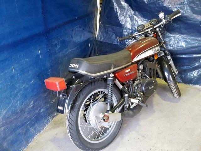 351120297 - 1973 YAMAHA RD350B BURGUNDY photo 3