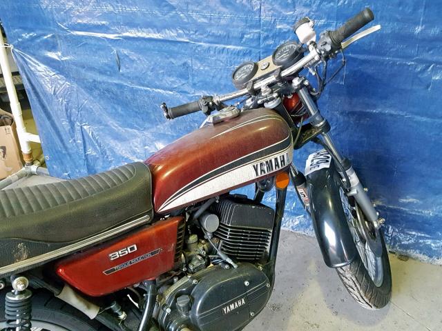 351120297 - 1973 YAMAHA RD350B BURGUNDY photo 9