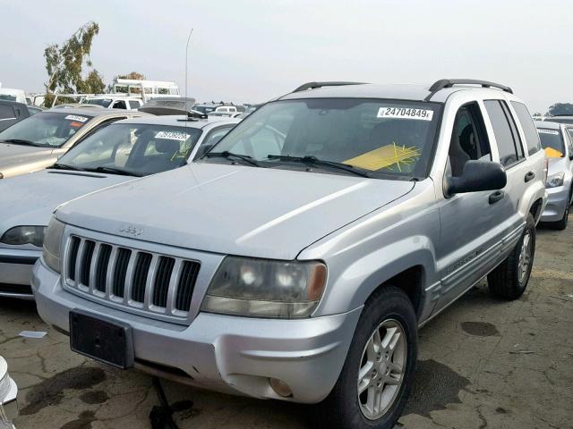 1J4GX48S34C178930 - 2004 JEEP GRAND CHER GRAY photo 2