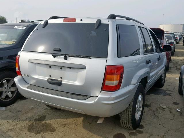 1J4GX48S34C178930 - 2004 JEEP GRAND CHER GRAY photo 4