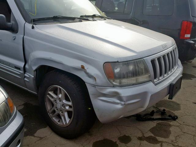 1J4GX48S34C178930 - 2004 JEEP GRAND CHER GRAY photo 9