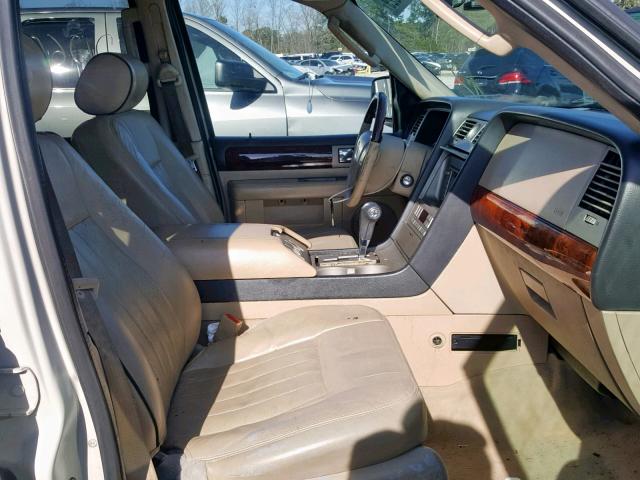 5LMFU27516LJ25410 - 2006 LINCOLN NAVIGATOR TAN photo 5