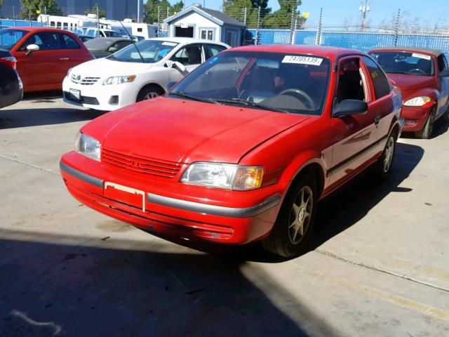 JT2AC52L4W0304661 - 1998 TOYOTA TERCEL CE RED photo 2