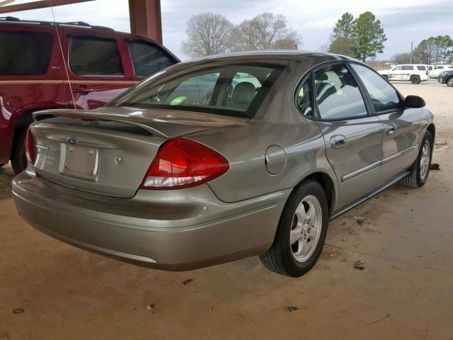 1FAFP552X4A197438 - 2004 FORD TAURUS SES TAN photo 4