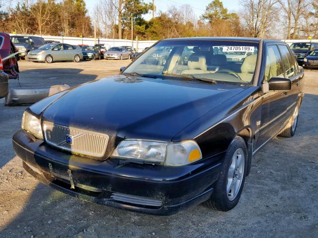 YV1LS55A1X2566733 - 1999 VOLVO S70 BLACK photo 2