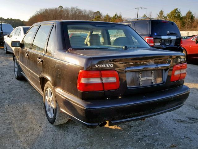 YV1LS55A1X2566733 - 1999 VOLVO S70 BLACK photo 3