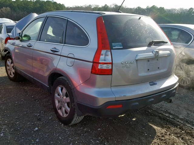 JHLRE38748C018381 - 2008 HONDA CR-V EXL SILVER photo 3